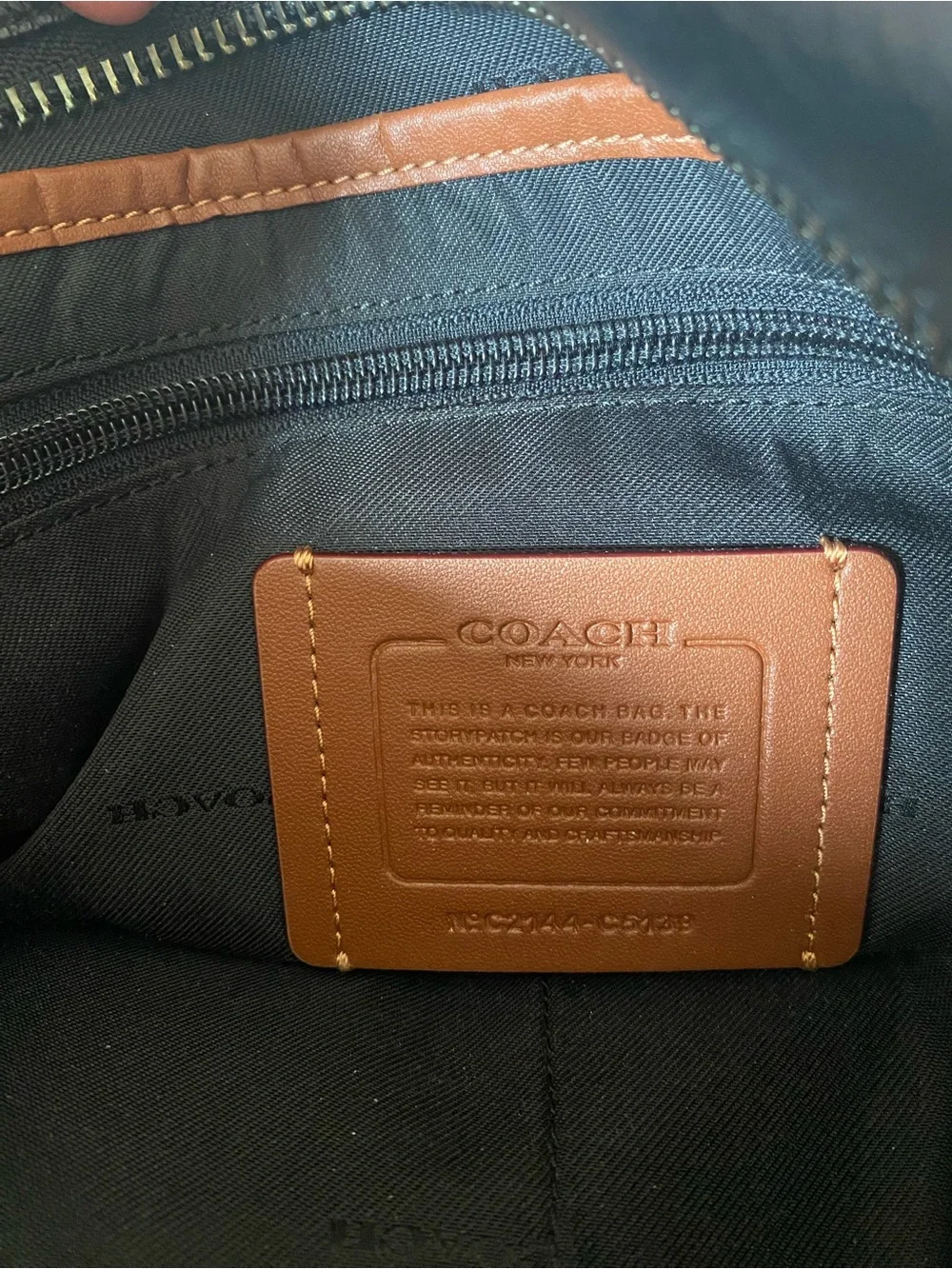 Coach Women’s Black Leather Crossbody Bag - Sleek Everyday Carry